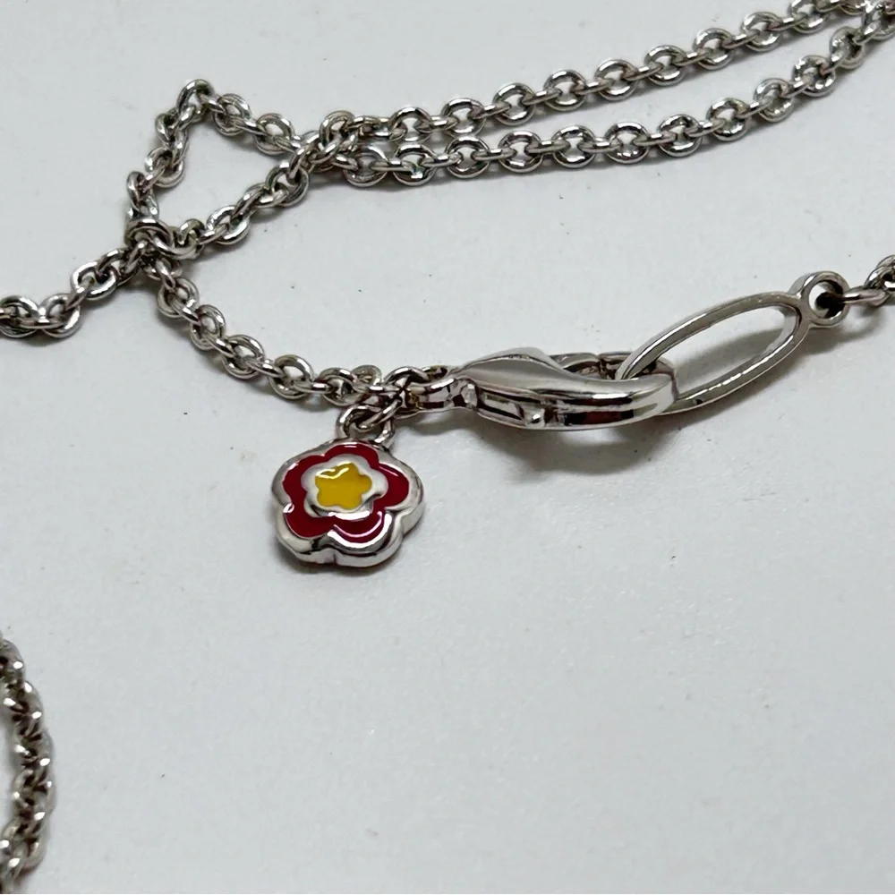 Lauren Adams, Bradford Jewelers, Ct, Long Silver Plate Pendant Necklace, NIB - Picture 4 of 9